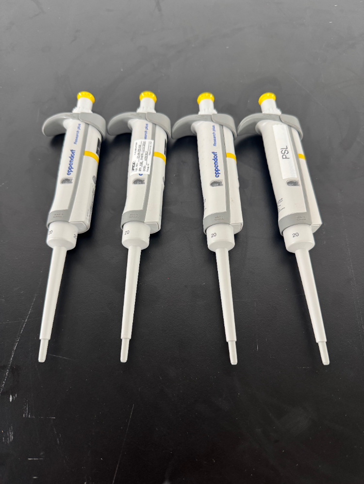 Image of Eppendorf Research Plus Single Channel Pipettes - Quantity 4